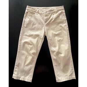 LIVERPOOL Jeans 'Michelle Capri' Creamy White Jeans sz 8/29